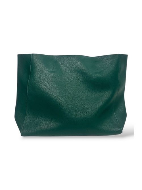 shopper donna grande in ecopelle verde Fez | 005NEW GREEN